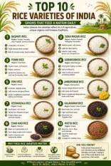 Top 10 Rice Varieties of India